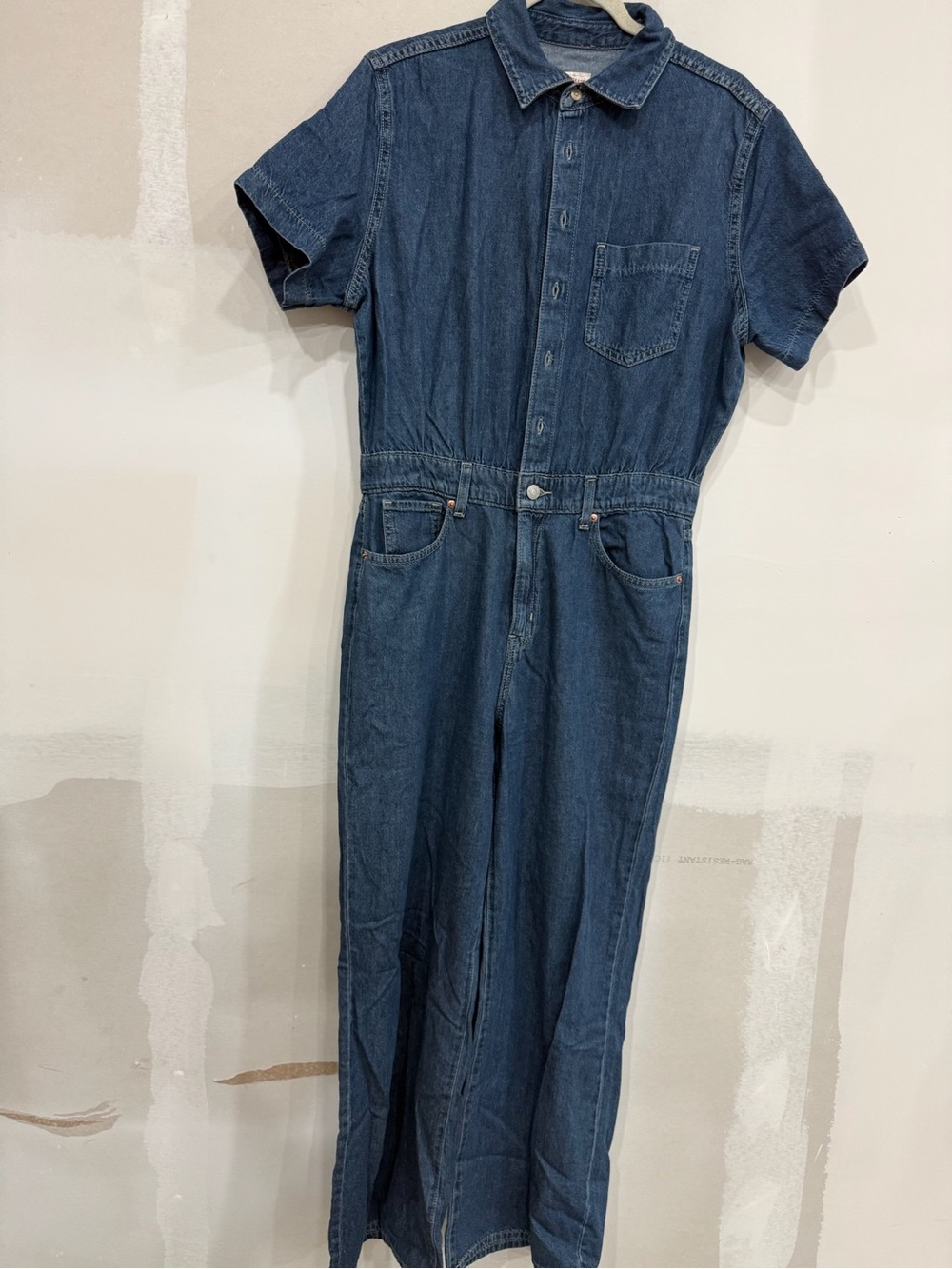Levi's Men's Straight Denim Jumpsuit - Blue